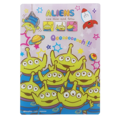 トイストーリー エイリアン 下敷き デスクパッド 19aw ディズニー 新学期準備雑貨 キャラクター グッズ メール便可