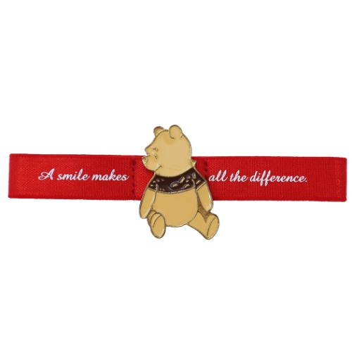 くまのプーさん ペンホルダー マスコット付き 手帳バンド レッド ディズニー ブックバンド キャラクター グッズ メール便可の通販はau Pay マーケット シネマコレクション 5400円以上で送料無料 商品ロットナンバー