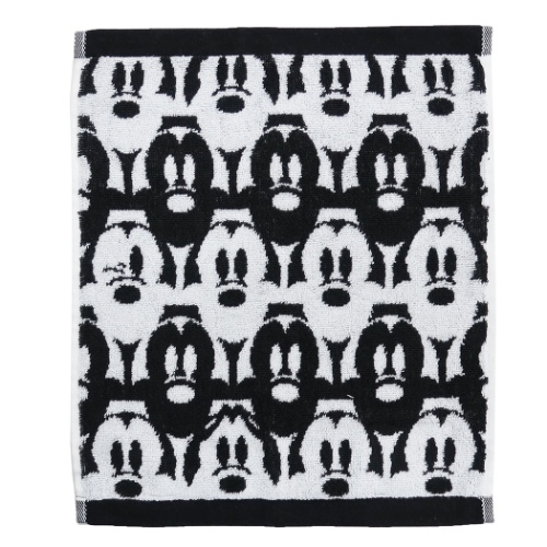 ミッキーマウス ハンドタオル ジャガード ウォッシュタオル ラインフェイス ディズニー 33 36cm キャラクター グッズ メ