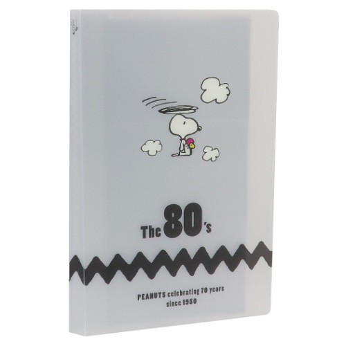 スヌーピー カードケース 3段 カードファイル 70周年記念 80年代 ピーナッツ 72ポケット キャラクター グッズ