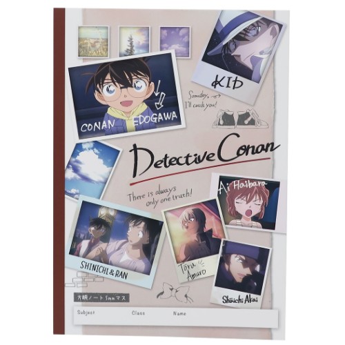 名探偵コナン 方眼ノート B5 学習ノート 写真 アニメキャラクター グッズ メール便可 Neeshyadesigning