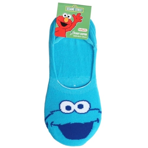 セサミストリート 女性用 靴下 レディース フットカバーソックス クッキーモンスターアップ Sesami Street メール便