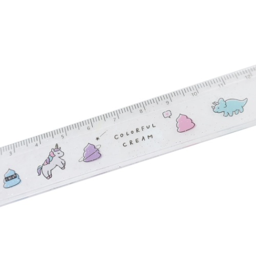 ものさし スリム 15cm 定規 Colorful Cream 2nd プチ かわいい グッズ メール便可の通販はau Pay マーケット シネマコレクション 5400円以上で送料無料 商品ロットナンバー
