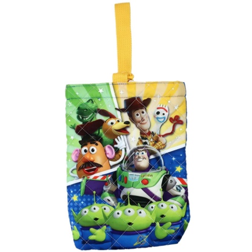 トイストーリー4 キルト シューズバッグ 体育館靴かばん 新入学 ディズニー キャラクター グッズ