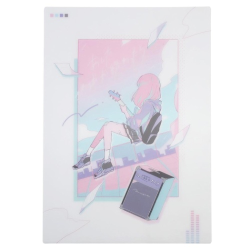 下敷き デスクパッド 夜フカシ エモーショナルダイヤリー かわいい おしゃれ 女の子 小学生 中学生 高校生 グッズ メール便可