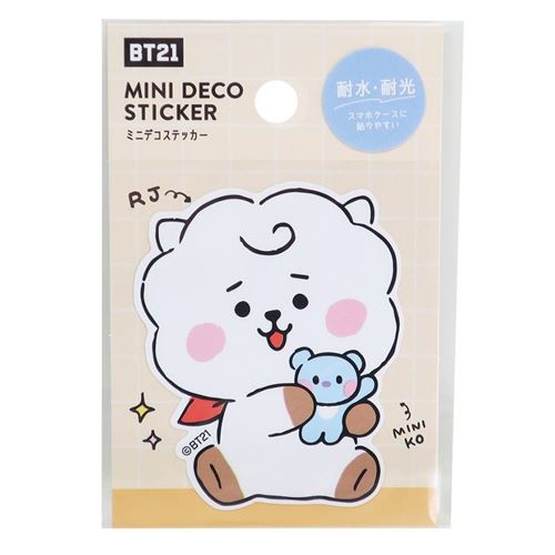 BT21 ビッグシール ミニ デコステッカー RJ LINE FRIENDS キャラクター グッズ メール便可の通販はau PAY マーケット