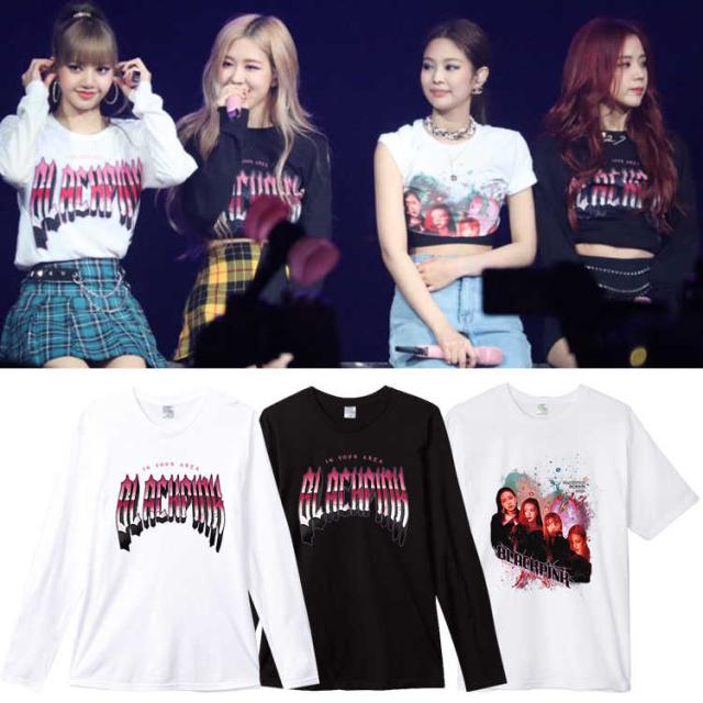 Blackpink 週辺 コンサート 長袖 半袖tシャツ 韓国ファッション 男女兼用 トップス メンズ レディース 応援服の通販はau Wowma ワウマ サンク 商品ロットナンバー