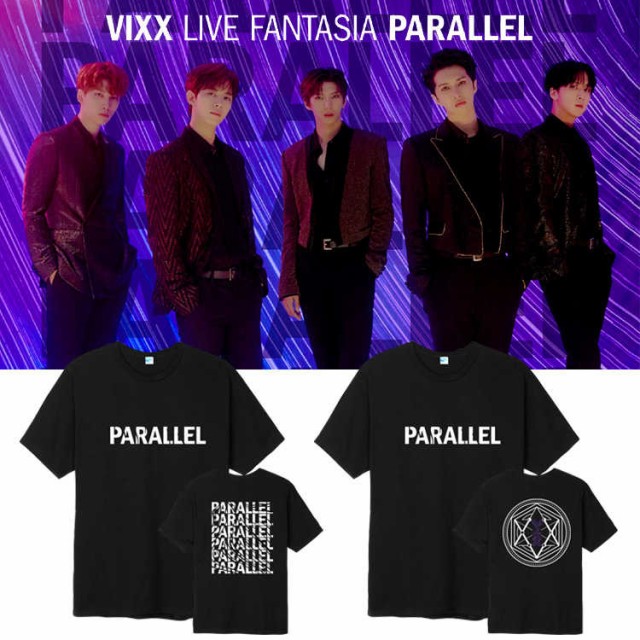 Vixx 週辺 Live Fantasia Parallel半袖tシャツ 韓国ファッション 男女兼用 トップス メンズ レディース 応援服の通販はau Pay マーケット F Star Au Pay マーケット店 商品ロットナンバー