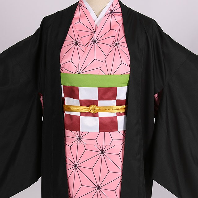 鬼滅の刃コスプレ 竈門禰豆子 かまどねずこ コスプレ衣装 妹 ねずこ コスチューム cosplay衣装 ハロウィン衣装/仮装 髪飾り付き|au Wowma!(ワウマ)