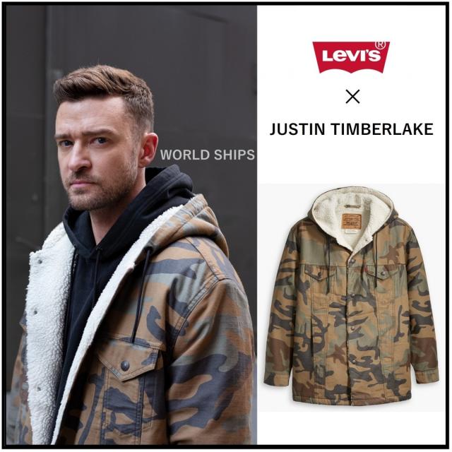 開店祝い リーバイス ロング フード ジャケット メンズ レディース Levi S X Justin Timberlake Long Sherpa Hooded Tr 驚きの値段 Embalaflex Com Br
