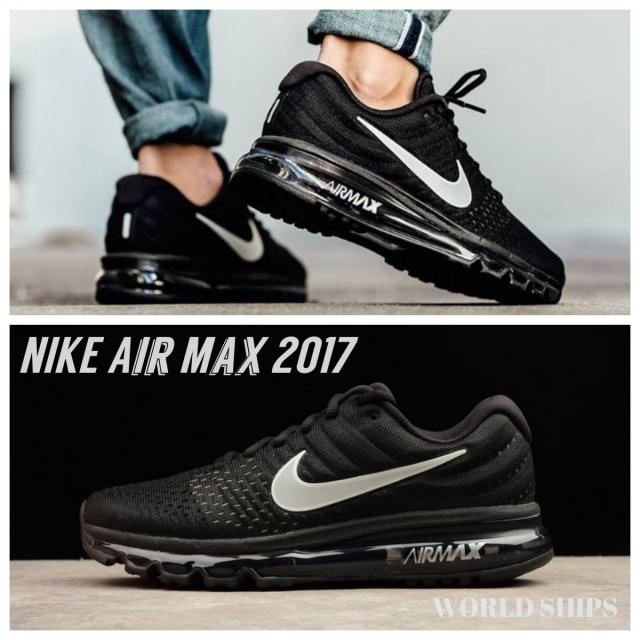 nike black air max 2017
