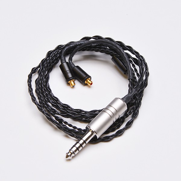 イヤホンケーブル e☆イヤホン・ラボ Obsidian Pentaconn ear-4.4mm(イヤループ仕様) 120cm リケーブル