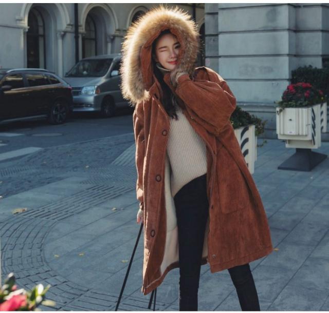 リアルサープラス 送料無料 コーデュロイ モッズコート ロング レディース 1100 激安 即納 Centroprofesorjuanbosch Com