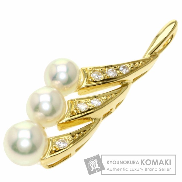 ミキモト MIKIMOTO アコヤパール 真珠 ダイヤモンド ペンダントトップ