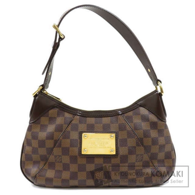 ルイヴィトン LOUIS VUITTON N48180 テムズPM ダミエ エベヌ ハンドバッグ ダミエキャンバス 中古