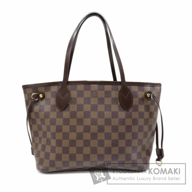 ルイヴィトン LOUIS VUITTON N51109 ネヴァーフルPM 旧 ダミエ エベヌ ハンドバッグ 中古