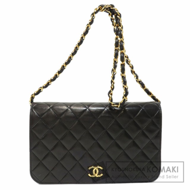 シャネル CHANEL マトラッセ ココマーク ゴールド金具 ショルダーバッグ ラムスキン 中古