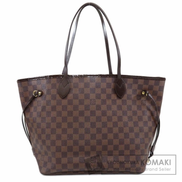 ルイヴィトン LOUIS VUITTON N51105 ネヴァーフルMM ダミエ エベヌ トートバッグ 中古