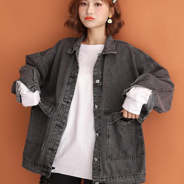 驚きの安さ オーバーサイズ デニムジャケット Gジャン アウター ミディアム丈 防寒 あったか 大人可愛い ガーリー カジュアル 韓国ファッション トレ 当店人気の限定モデルが再々々入荷 Www Iacymperu Org