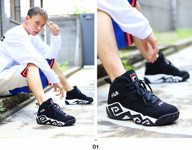 送料込 フィラ Fila スニーカー ハイカット 靴 シューズ メンズ レディース 男女兼用 黒 B系 ヒップホップ ストリート系 スポーツ ファッション 現金特価 Atelier Futuro Cz