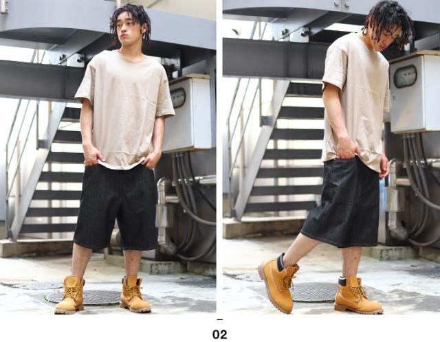 新品即決 Lrgハーフパンツデニムメンズ春夏用インディゴ 黒大きいサイズエルアールジージーパンgパンゆったり太めパンツバギーパンツ極太おしゃれ 高い品質 Fcrtt Org