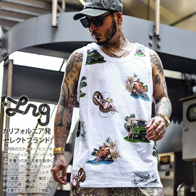 シニアファッション Lrg ノースリーブ メンズ レディース 春夏用 白 大きいサイズ エルアールジー バスケットシャツ バスケシャツ タンクトップ おしゃれ か 春バーゲン 特別送料無料 Parjal Fr