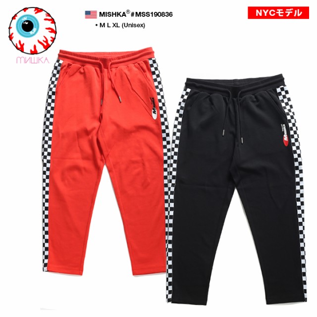 珍しい Mishka ジャージ パンツ 下 メンズ レディース 春夏秋冬用 赤 大きいサイズ ミシカ トラックパンツ ジャージパンツ イージーパンツ ゆっ セール Creativedentalsolution Com