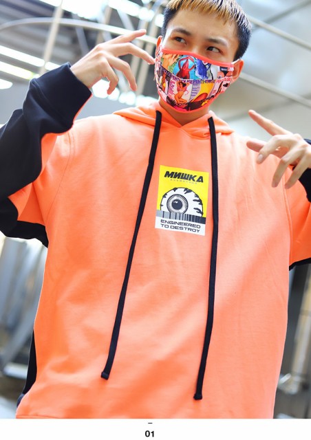 がございま Mishka ミシカ フードパーカー スウェット かっこいい の通販はau Pay マーケット 本格派大人のb系 スポーツ ス パーカー ブランド 長袖 メンズ レディース 春秋冬用 オレンジ M Xl 大きいサイズ ダンスウェ