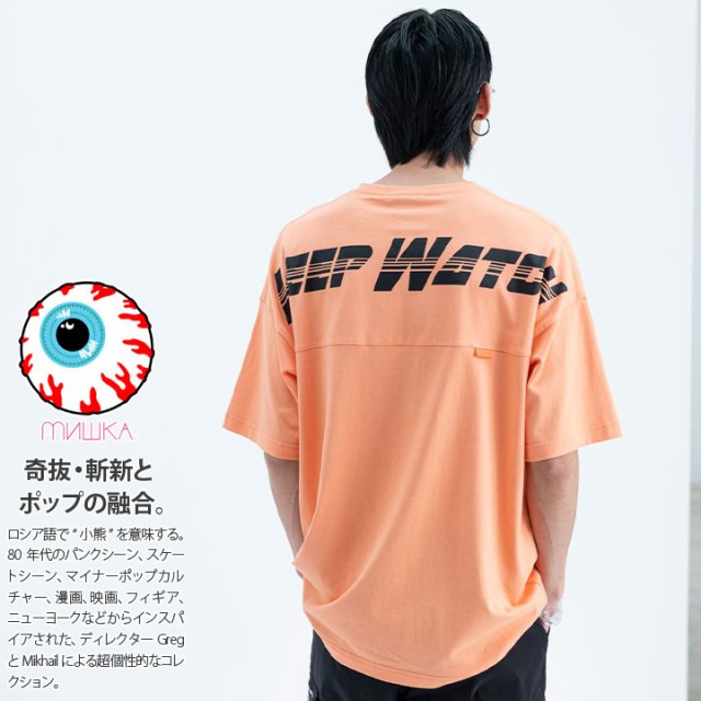 希少 大人気 Mishka Tシャツ 半袖 メンズ レディース オレンジ 黒 M Xl 大きいサイズ ミシカ かっこいい おしゃれ Keepwatch キープウォッチ 目玉 人 注目ブランド Carlavista Com