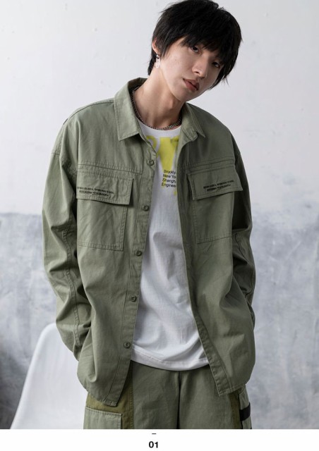 通販超激安 MISHKA 長袖シャツ メンズ レディース 春秋冬用 オリーブ M-XL 大きいサイズ ミシカ シャツジャケット かっこいい の通販はau PAY マーケット - 本格派大人のB系 スポーツ&ストリート|商品ロット HOTSALE