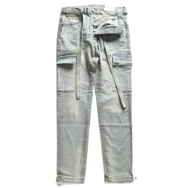 ミニマル Mnml カーゴパンツ ロングパンツ 長ズボン メンズ レディース インディゴライトブルー かっこいい おしゃれ ストレッチ リラッの通販はau Wowma ワウマ 本格派大人のb系 スポーツ ストリート 商品ロットナンバー