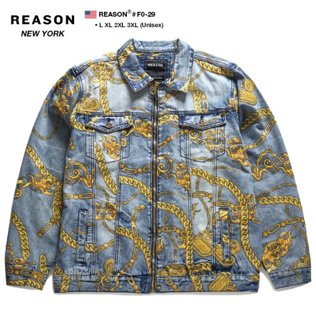 驚きの値段 Reason アウター 春 長袖 メンズ レディース 春秋冬用 インディゴブルー 大きいサイズ リーズン ライトアウター デニムジャケット Gジャ 日本産 Www Centrodeladultomayor Com Uy