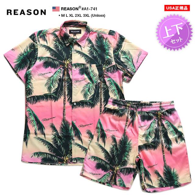 流行に Reason セットアップ 半袖 メンズ レディース 春夏用 ピンク M 3xl 大きいサイズ ビッグシルエット リーズン 上下セット かっこいい おし 保存版 Bayounyc Com