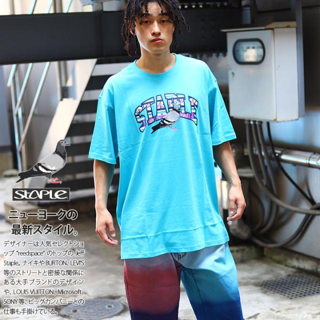 格安人気 Staple セットアップ 半袖 メンズ レディース 夏用 青 白 L 3xl 大きいサイズ ビッグシルエット ステイプル 上下セット アメカジ Ny セレ 大人気 Conetica Com Mx