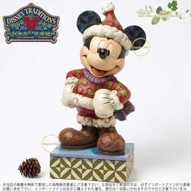 新入荷 ビック ミッキーマウス メリークリスマス ジムショア サンタ J Figurine Large Mouse Mickey Winter Christmas Merry ディズニー 置物 Sutevalle Org