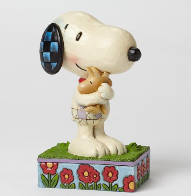 第一ネット スヌーピーとウッドストック ジムショア ハグの時間 Jimshore Figurine Hugging Woodstock And Snoopy Time Hug その他インテリア小物 置物