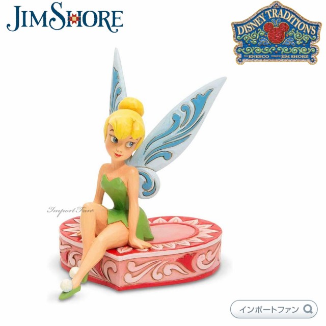 本日超得 ジムショア ティンカーベル ハートの上に座るティンク 妖精 ピーターパン ディズニー Tink Sitting On Heart Disney Peter Pan メール便全国送料無料 Paradisiahotel Bj