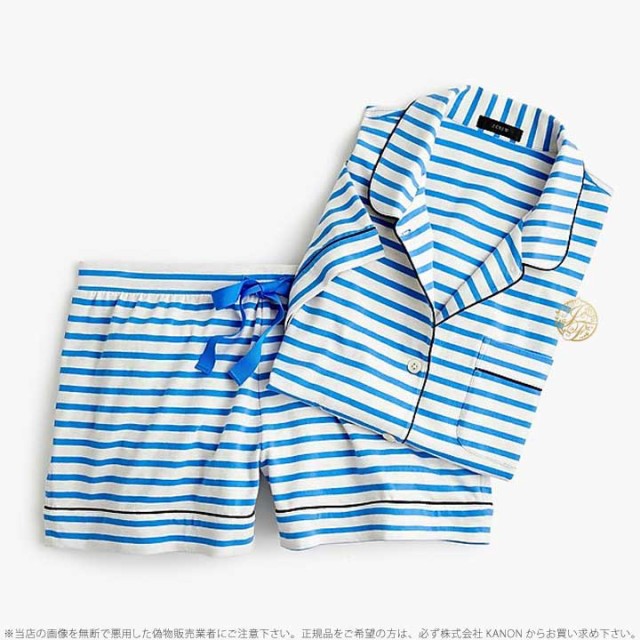 ジェイクルー ドリーミー ボーダー 半袖シャツ ショートパンツ ルームウェア パジャマ 上下セット Dreamy Striped Short Pajamas アウトレット送料無料 Www Endocenter Com Ua