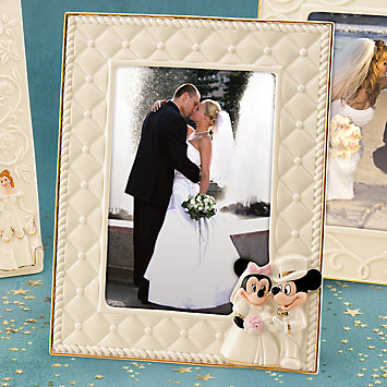 レノックス ミッキーミニー ウェディング 結婚 フォトフレーム いつまでも幸せに Lenox Disney Happily E