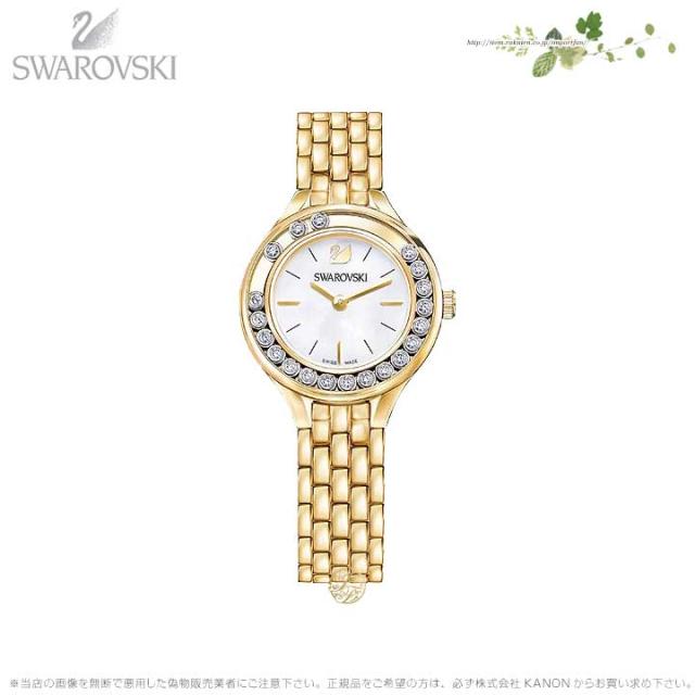 工場直送 スワロフスキー ラブリー クリスタルミニ ウォッチ メタル ブレスレット ゴールド 時計 Swarovski 最安値 Olsonesq Com