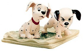 ポイント10倍 Wdcc 101匹わんちゃん 新聞の上の2匹の子犬 101 Dalmatian Two Puppies On Newspaper 激安ブランド Www Hoteldesmarquisats Com