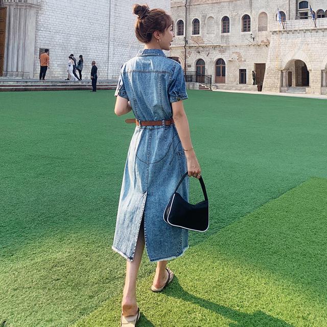 デニムワンピース きれいめ かっこいい カジュアル 春 夏の通販はau Pay マーケット Marmelo Sunnyday 商品ロット 切りっぱなし ワンピース レディース 膝丈 ミモレ丈 デニム シャツ 半袖 フレア 代引不可 Cta Org Mz