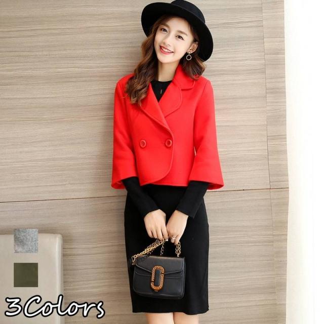 期間限定特価 アウター 上着 レディース 仕事 通勤 結婚式 パーティー お呼ばれ コート 結婚式 コート チェック ウエストマーク ツートンカラー おしゃれ人気 Design Tours Com