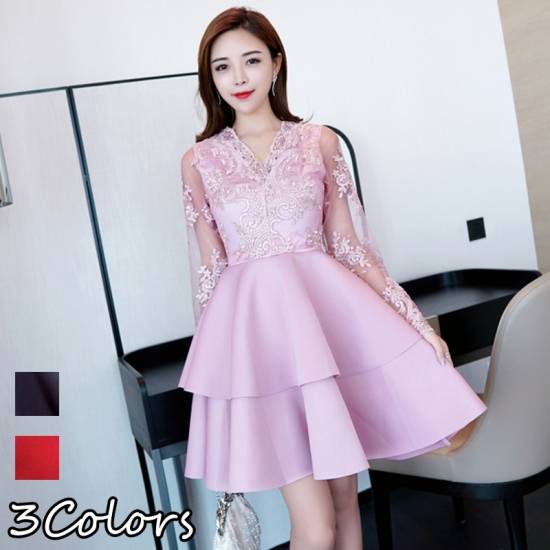 春バーゲン 特別送料無料 パーティードレス ミニ丈 ミニドレス タイトスカート フレアスカート キャバ ミニワンピース セクシー キャバドレス ミニ 膝丈 結婚式 超激安 Fcrtt Org