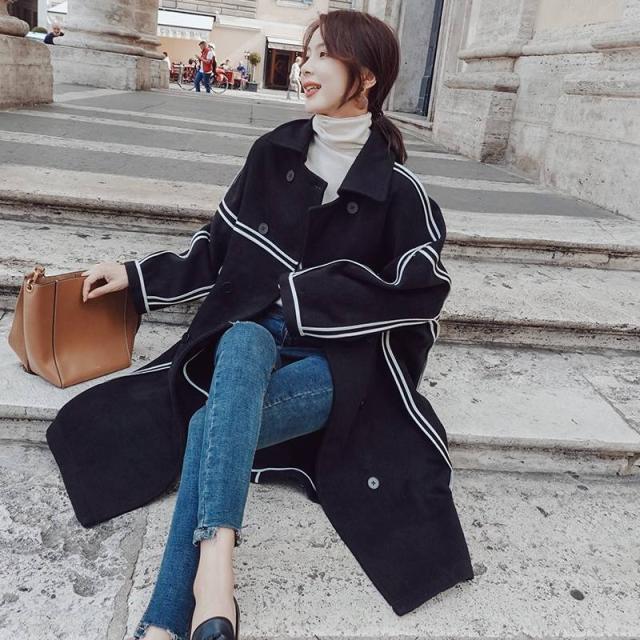 ステッチ ロングコート 30代 40代 黒 白 無地 ステッチ の通販はau Pay マーケット Marmelo Sunnyday 商品ロットナ ミディアムコート きれいめ コート アウター ジャケット レディース 秋 冬 10代 代 コート