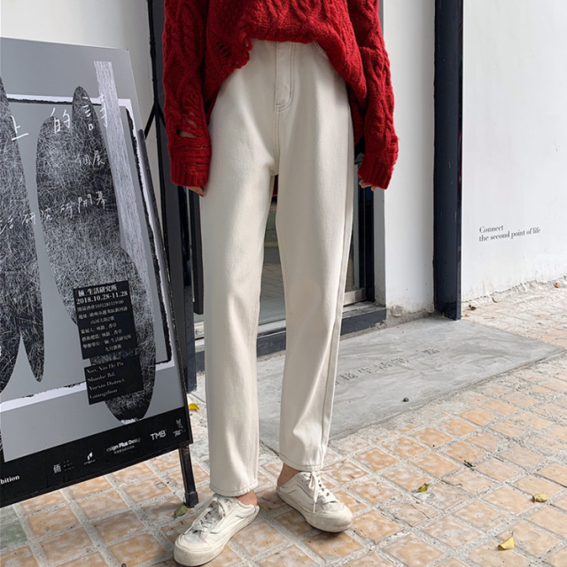 デニムパンツ ホワイトデニム パンツ ボトムス スボン レディース 秋 冬 10代 代 30代 40代 50代 白 ストレート ハイウエスト 厚手 防の通販はau Pay マーケット Marmelo Sunnyday 商品ロットナンバー