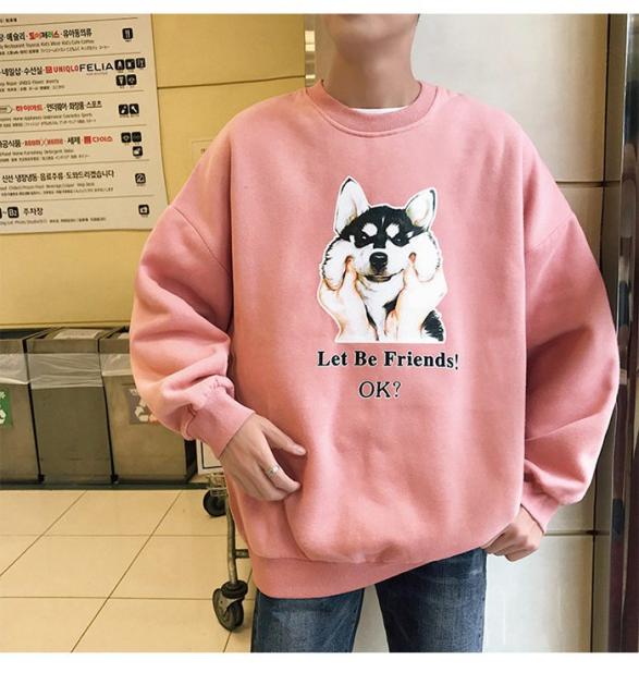 春 スウェット 男女兼用 ペアルック カップル 恋人 スエット トレーナー イヌ柄 カジュアル 春服 可愛い メンズ レディース の通販はau Wowma ワウマ A Closet 商品ロットナンバー