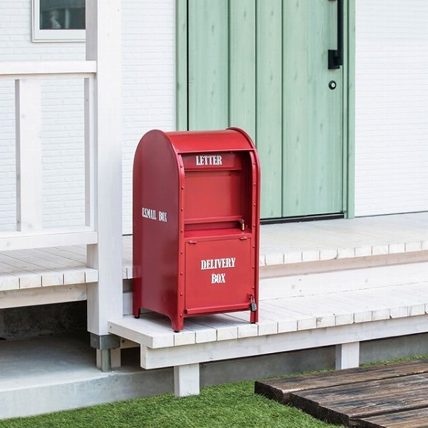 されていま ポスト クラシックポスト ポスト 郵便受け Mail Box の通販はau Pay マーケット メルシープレゼント雑貨屋 商 宅配 ボックス Us Mall レッド グリーン 宅配メールボックス おしゃれ インテリア のあるアン