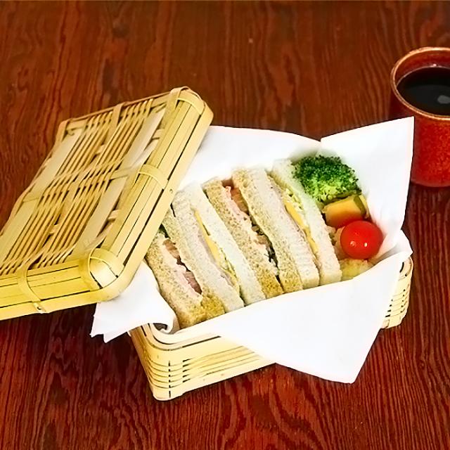 【お弁当箱 かご】【鹿児島県/創作竹芸とみなが】竹製 白竹サンドイッチかご(日本製/お弁当箱/サンドイッチ入れ/容器/ランチボックス/竹の通販 ...