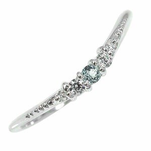 【人気商品!】 リング 誕生石 アクアマリンリング ダイヤモンド 18金 指輪 シンプル リッチ ピンキーリング レディース【送料無料】, 株式会社ヒロチー商事 eda3216b